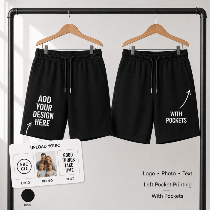 Custom Printed Shorts with Pockets 200g | No Minimum | DIYPRINT Australia