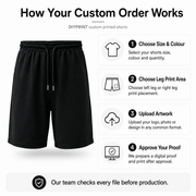 Custom Printed Shorts with Pockets 200g - Diyprint