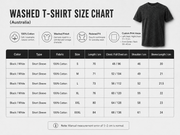 Custom Printed Washed Cotton T-Shirt 220gsm | Men and Women - Diyprint