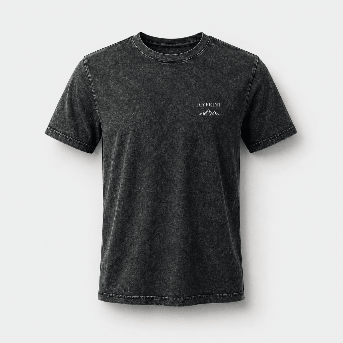 Custom Printed Washed Cotton T-Shirt 220gsm | Men and Women - Diyprint