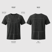 Custom Printed Washed Cotton T-Shirt 220gsm | Men and Women - Diyprint