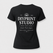 Custom Printed Women's Cotton T-Shirt 200gsm | Ladies Tee - Diyprint