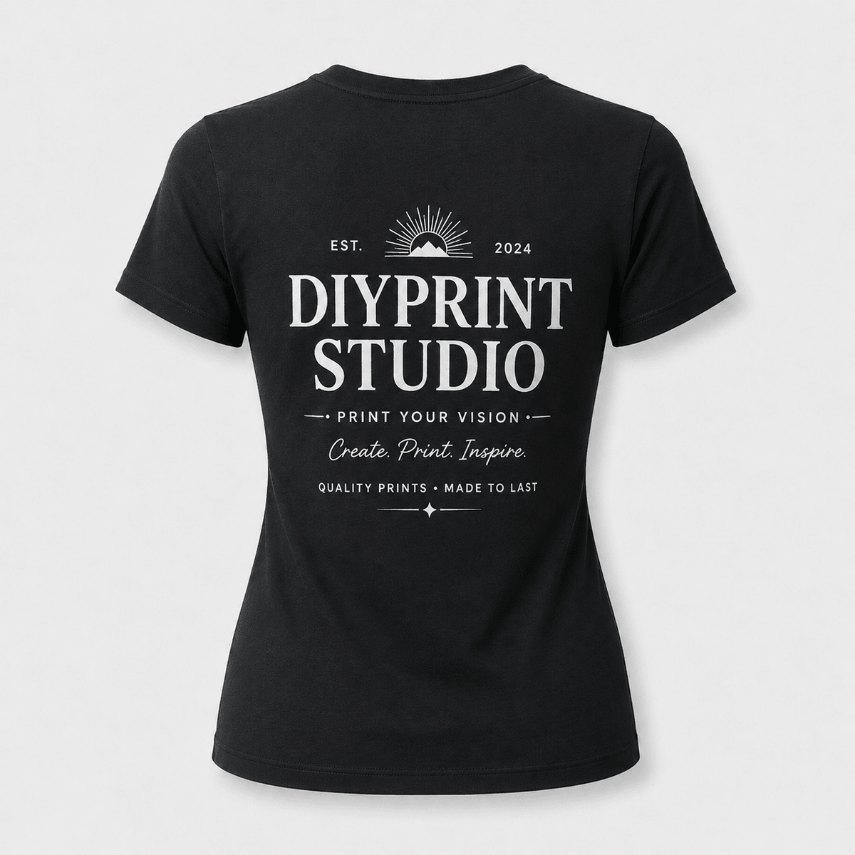 Custom Printed Women's Cotton T-Shirt 200gsm | Ladies Tee - Diyprint