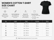 Custom Printed Women's Cotton T-Shirt 200gsm | Ladies Tee - Diyprint