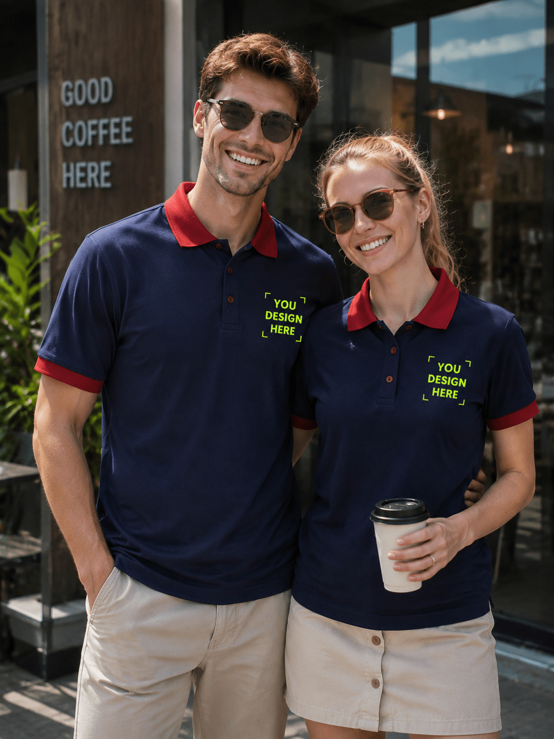 Embroidered Long Sleeve Polo Shirts | Logo Printing AU | DIYPRINT - Diyprint