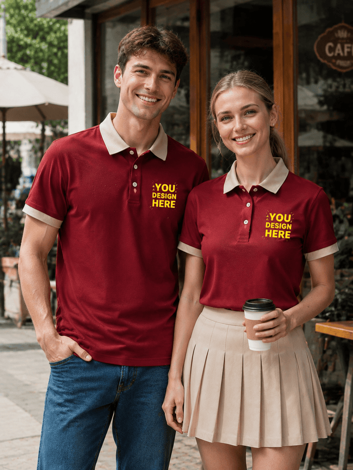Embroidered Long Sleeve Polo Shirts | Logo Printing AU | DIYPRINT