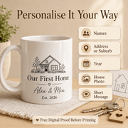 Handmade Personalised Housewarming Mug - Diyprint