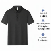 Men's Breathable Ice-Silk Polo Shirt | Custom Logo Workwear | DIYPRINT - Diyprint