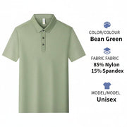 Men's Breathable Ice-Silk Polo Shirt | Custom Logo Workwear | DIYPRINT - Diyprint