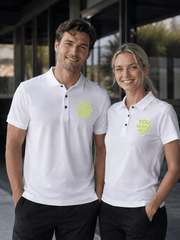 Men's Breathable Ice-Silk Polo Shirt | Custom Logo Workwear | DIYPRINT - Diyprint