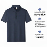Men's Breathable Ice-Silk Polo Shirt | Custom Logo Workwear | DIYPRINT - Diyprint