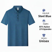 Men's Breathable Ice-Silk Polo Shirt | Custom Logo Workwear | DIYPRINT - Diyprint