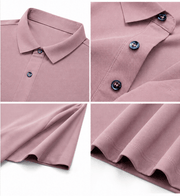 Men's Breathable Ice-Silk Polo Shirt | Custom Logo Workwear | DIYPRINT - Diyprint