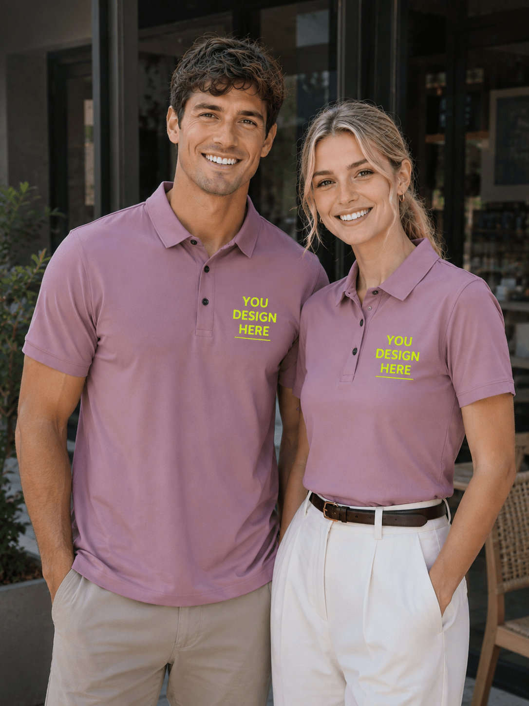Men's Breathable Ice-Silk Polo Shirt | Custom Logo Workwear | DIYPRINT - Diyprint