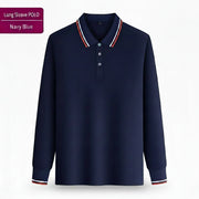 Men's Long Sleeve Polo Shirt | Custom Logo Workwear & Gift Tee - Diyprint