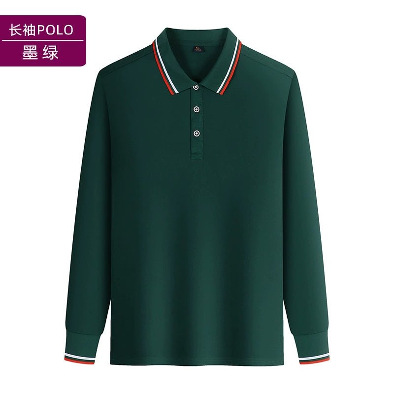Men's Long Sleeve Polo Shirt | Custom Logo Workwear & Gift Tee - Diyprint