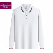 Men's Long Sleeve Polo Shirt | Custom Logo Workwear & Gift Tee - Diyprint