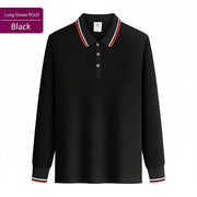 Men's Long Sleeve Polo Shirt | Custom Logo Workwear & Gift Tee - Diyprint