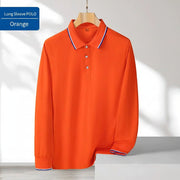 Men's Long Sleeve Polo Shirt | Custom Logo Workwear & Gift Tee - Diyprint