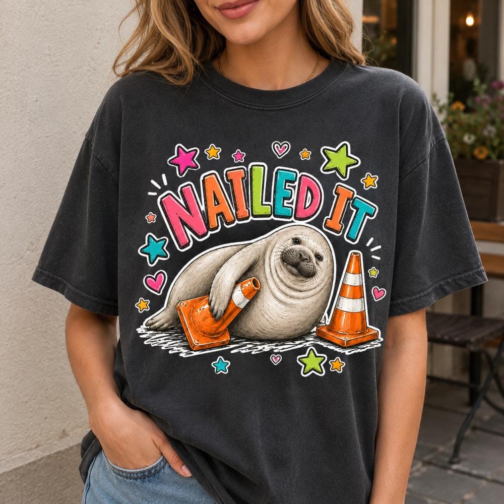 Neil the Seal T-Shirt Australia – Funny Viral Seal Tee - Diyprint