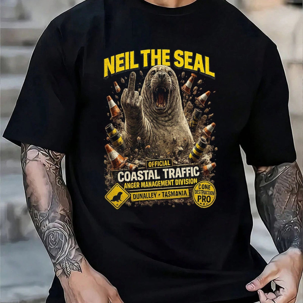 Neil the Seal T-Shirt Australia – Funny Viral Seal Tee - Diyprint
