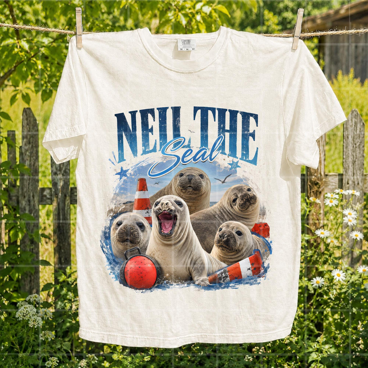 Neil the Seal T-Shirt Australia – Funny Viral Seal Tee - Diyprint