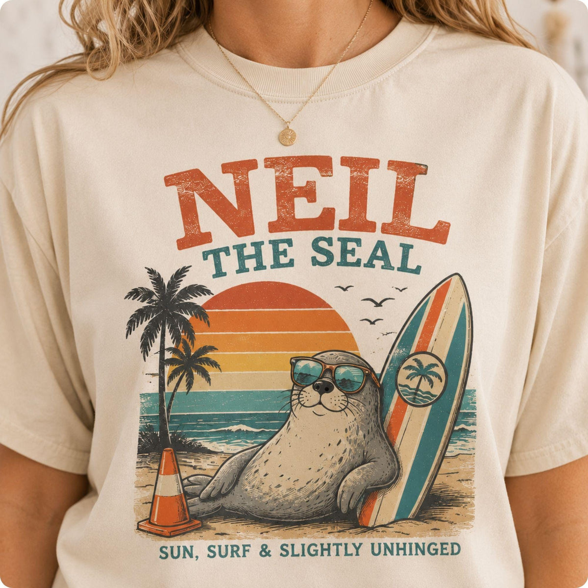 Neil the Seal T-Shirt Australia – Funny Viral Seal Tee - Diyprint