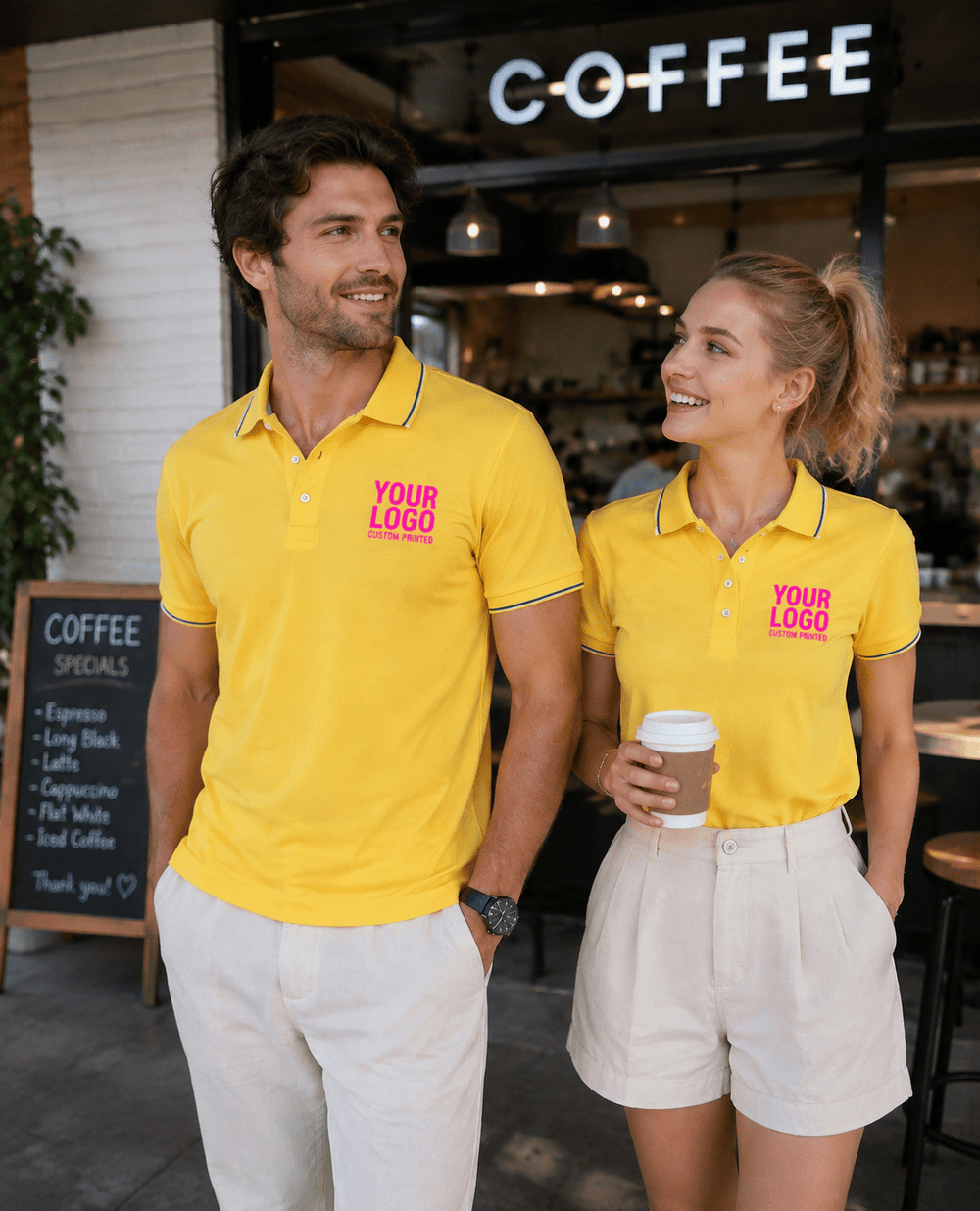 Quick-Dry Custom Logo Polo Shirts | Workwear & Events | DIYPRINT - Diyprint