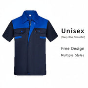 Reflective Trim Work Polo Shirt | Custom Embroidery Uniform | DIYPRINT - Diyprint