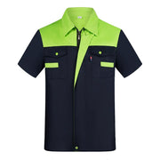 Reflective Trim Work Polo Shirt | Custom Embroidery Uniform | DIYPRINT - Diyprint