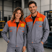 Two-Tone Work Jacket / Custom Work Uniform Jacket - Diyprint