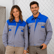 Two-Tone Work Jacket / Custom Work Uniform Jacket - Diyprint