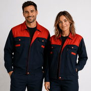 Two-Tone Work Jacket / Custom Work Uniform Jacket - Diyprint