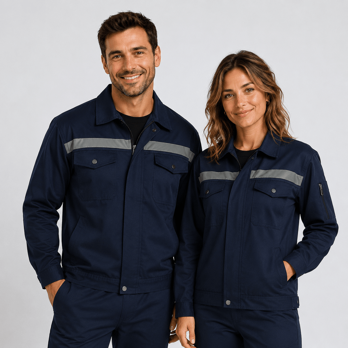 Two-Tone Work Jacket / Custom Work Uniform Jacket - Diyprint