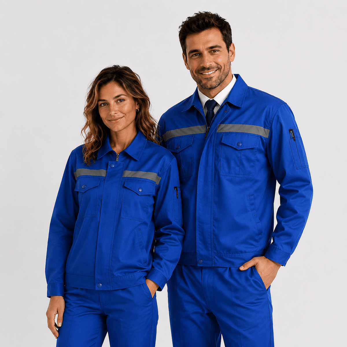 Two-Tone Work Jacket / Custom Work Uniform Jacket - Diyprint