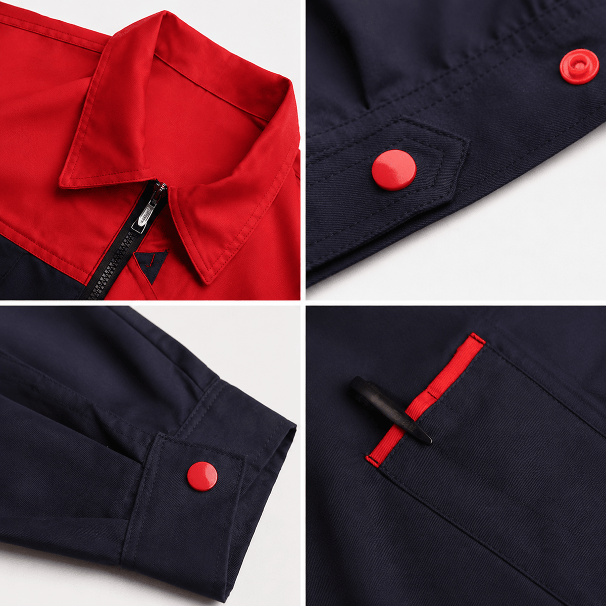 Two-Tone Work Jacket / Custom Work Uniform Jacket - Diyprint