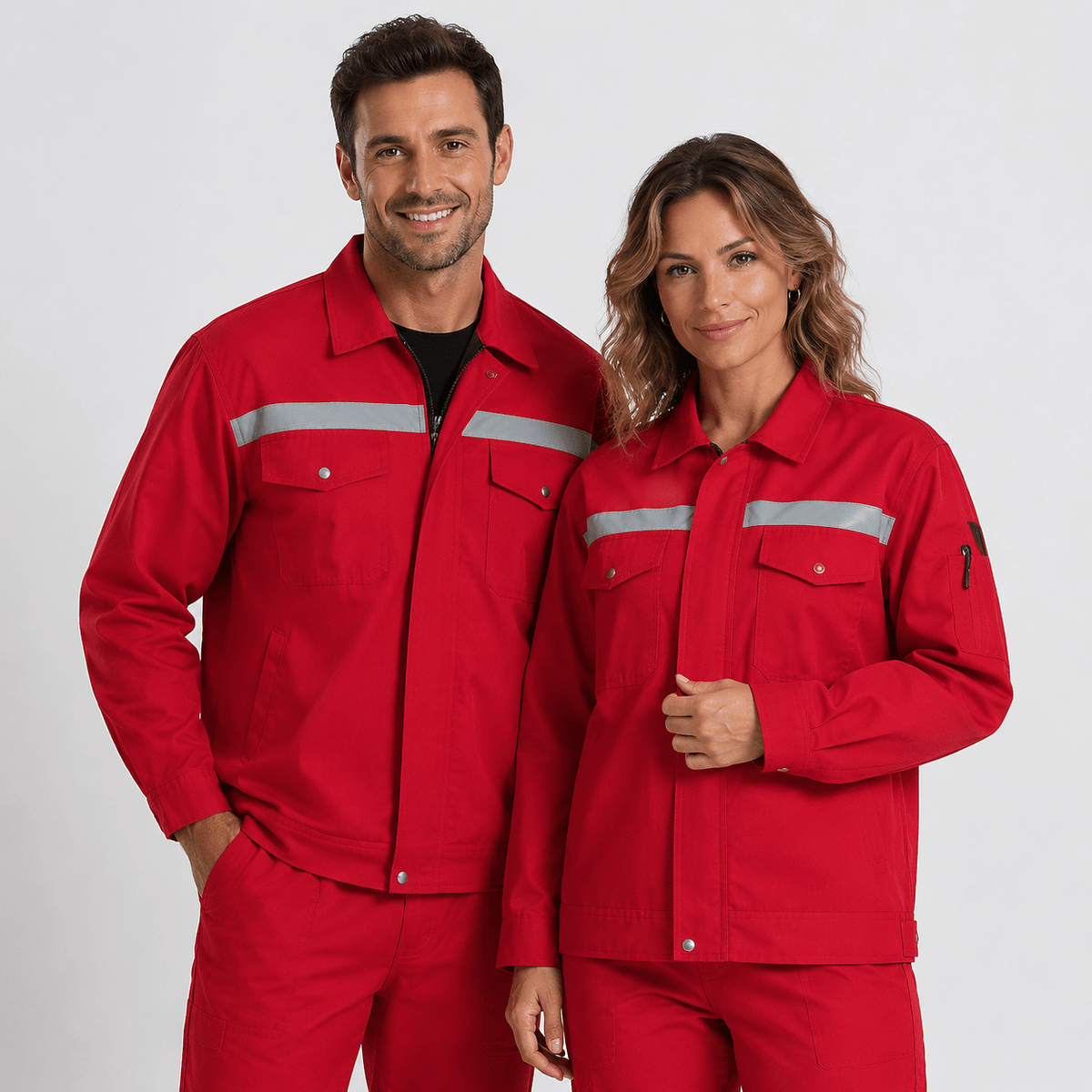 Two-Tone Work Jacket / Custom Work Uniform Jacket - Diyprint